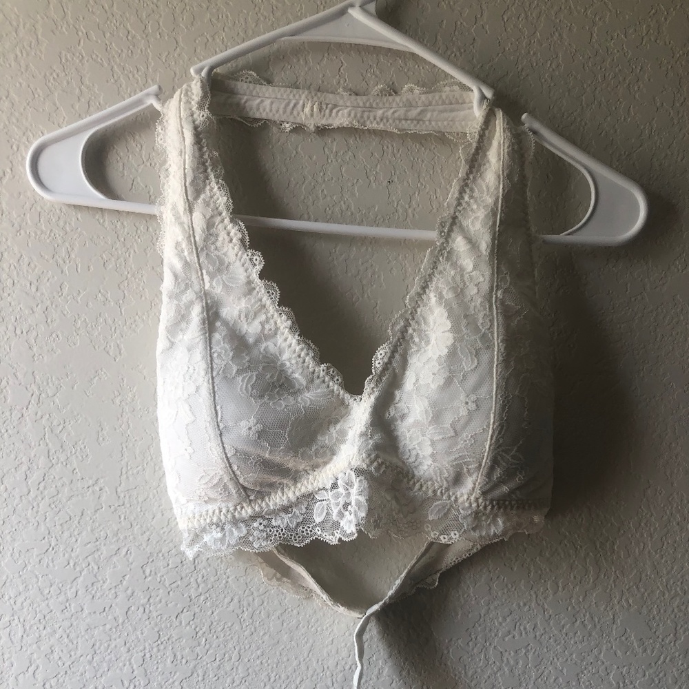 White bralette